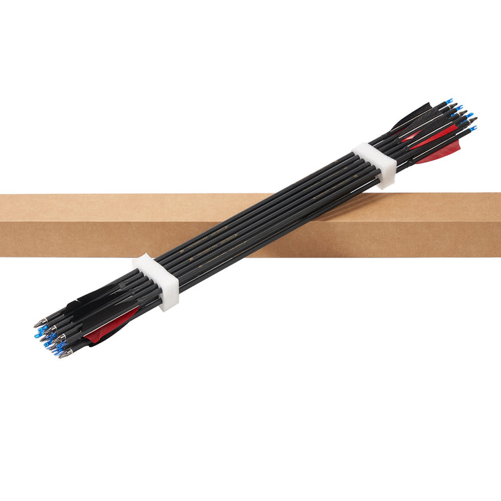 Huntingdoor 30 zoll Carbonpfeile mit 4" Truthahnfeder(12 Stück)