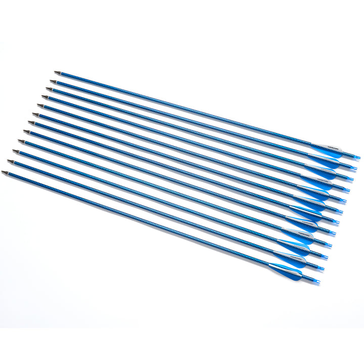 30 Zoll pfeile für Recurvebogen,compoundbow carbon pfeile mit vanes,soine 500-12 pcs