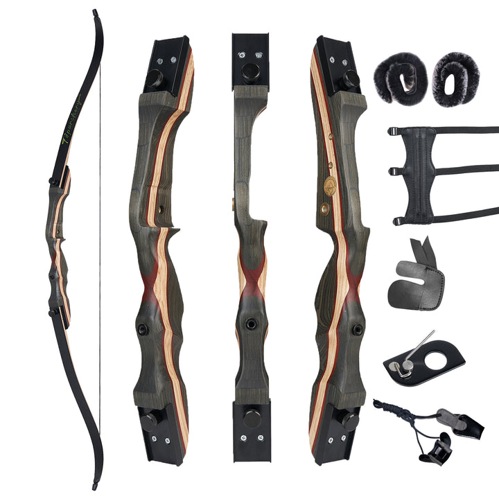 20-50 lbs Recurvebogen,Einsteigerbogen, recurve bogen für Erwachsene und Jugendliche im Bogensport, Bogenschießen