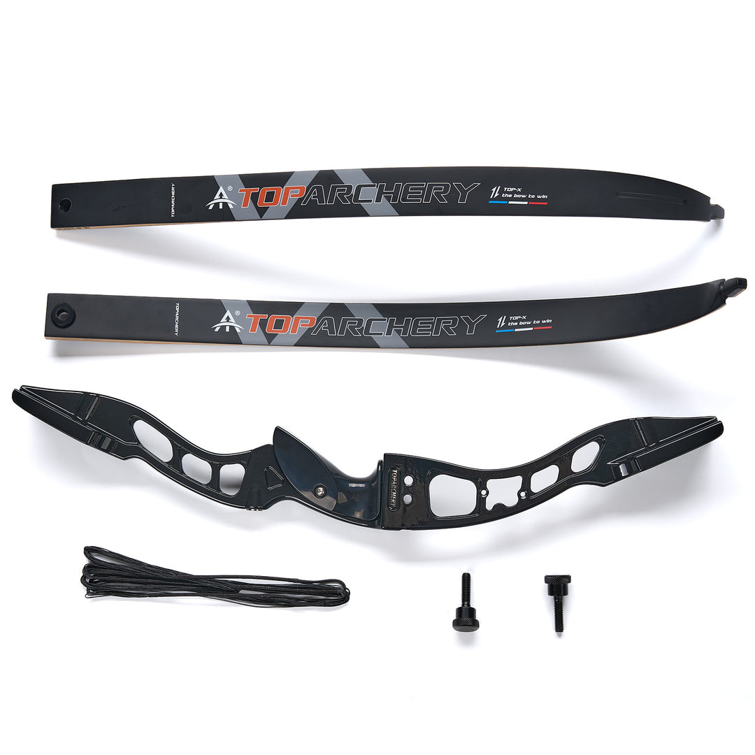 66" 20-40lbs Bogenschießen Takedown Recurve RH Bogen Wettbewerb Training Zielschießen
