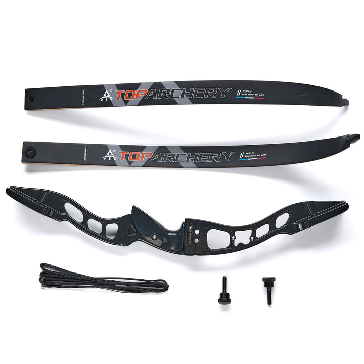 66" 20-40lbs Bogenschießen Takedown Recurve RH Bogen Wettbewerb Training Zielschießen
