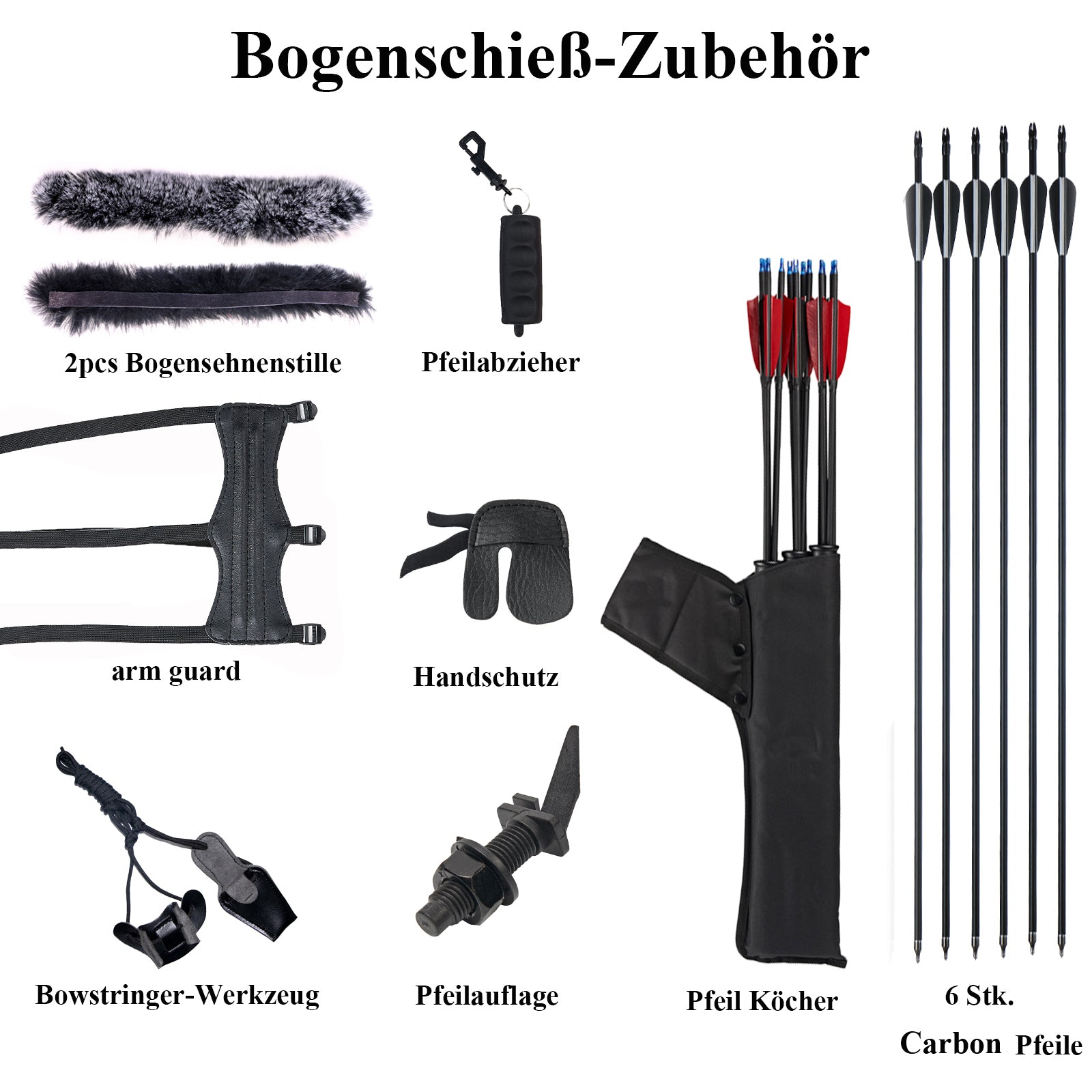 elTORO Bogenhüllenset für Recurvebögen, 13,00 elTORO Bogenhüllenset für Recurvebögen, 13,00