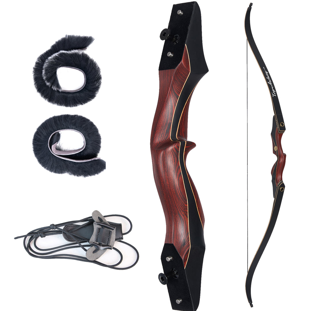 Toparchery 60 Zoll -Take Down Recurvebogen 30-50 lbs -rechte /links