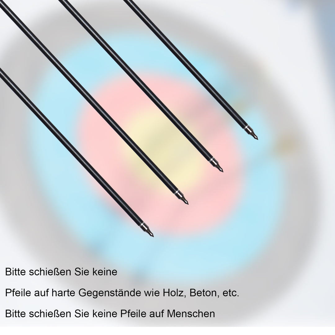 TopArchery 56" Recurvebogen Set für Erwachsene mit Bogenschießzubehör