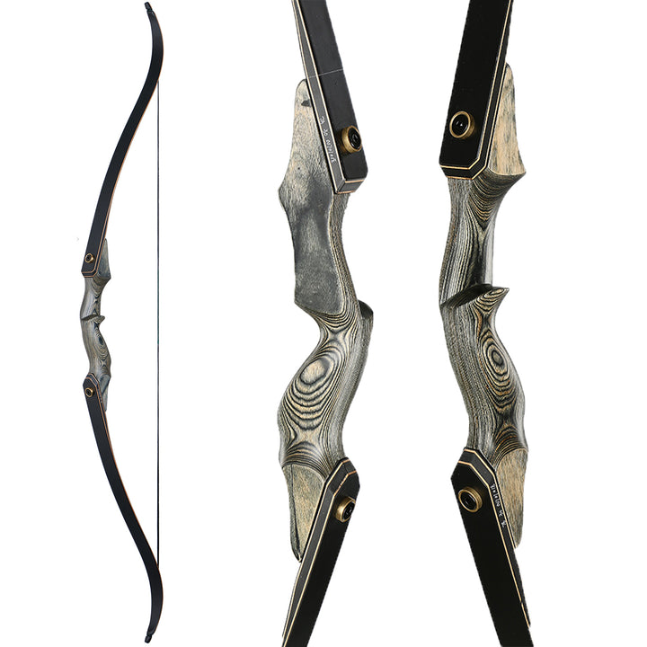 Huntingdoor 60 Zoll Take Down Recurve-bogen 30-50 lbs