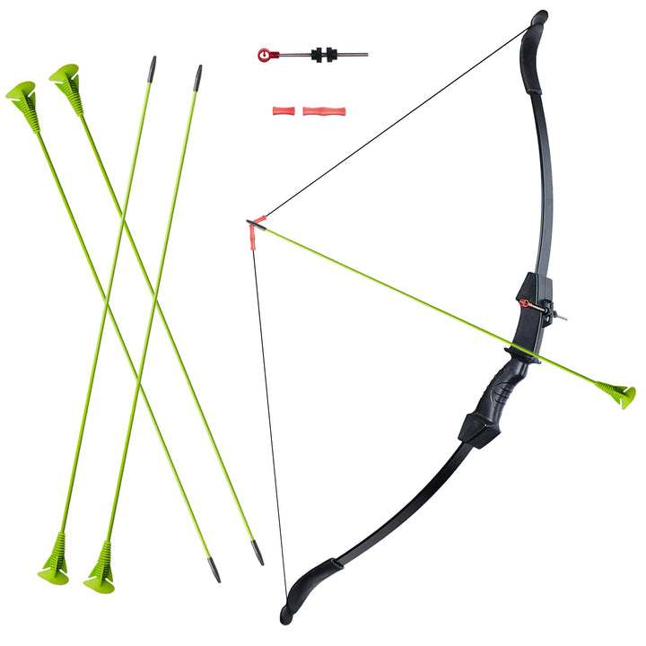 Huntingdoor pfeile und bogen for kinder - Junior Sport Bogen mit 4 Saugnapf Pfeile, Garten/Indoor Aktivitäten