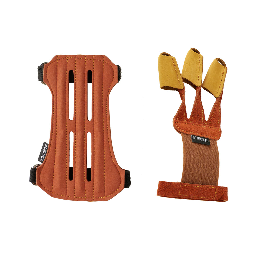 Armschutz mit Fingerschutz für das Bogenschießen