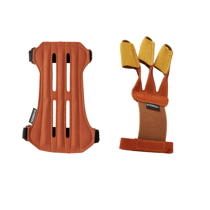 Armschutz mit Fingerschutz für das Bogenschießen