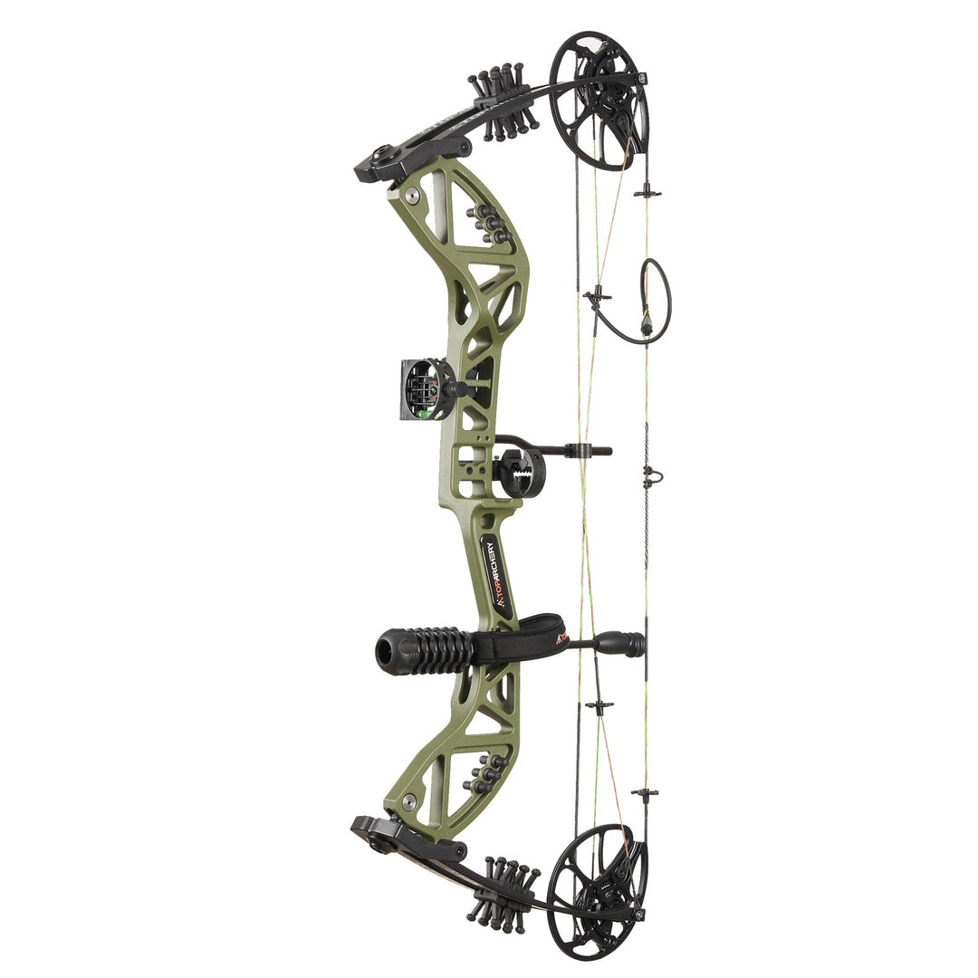 T7 Compoundbogen-Set für Erwachsene, 23,5-30,5 zoll Auszugslänge, 30-70 lbs Zuggewicht, bis zu 310 FPS