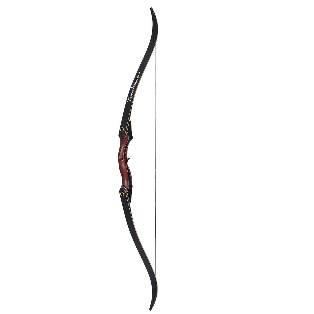 TopArchery 60" Takedown Recurve Bogen für Erwachsene Holzgriff Rechtshand Jagdbogen 30-50 lbs