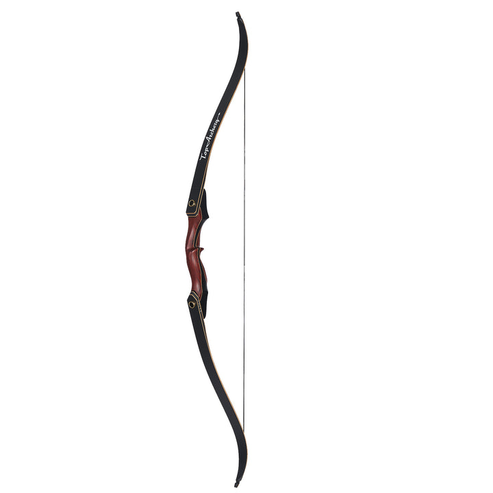 TopArchery 60" Takedown Recurve Bogen für Erwachsene Holzgriff Rechtshand Jagdbogen 30-50 lbs