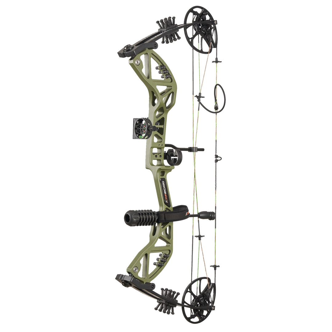 T7 Compoundbogen-Set für Erwachsene, 23,5-30,5 zoll Auszugslänge, 30-70 lbs Zuggewicht, bis zu 310 FPS