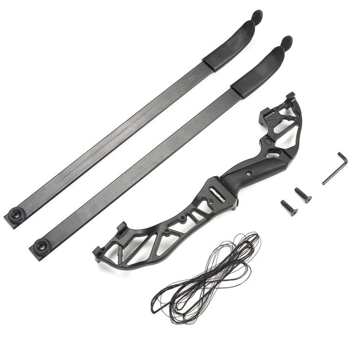 20/30/40/55 lbs zerlegbarer Recurvebogen mit Visier, Pfeilauflage und Bogensehne