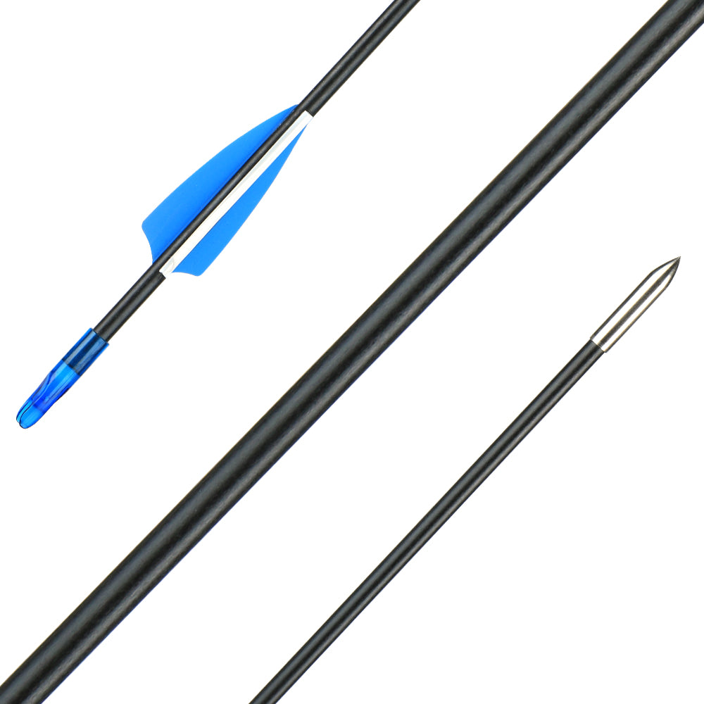 12 Stück pfeile für Recurvebogen, 31 Zoll Fiberglaspfeil