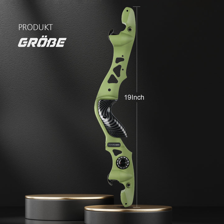 Huntingdoor ILF recurvebogen - 62 Zoll - 25-55 lbs - Take Down Recurvebogen