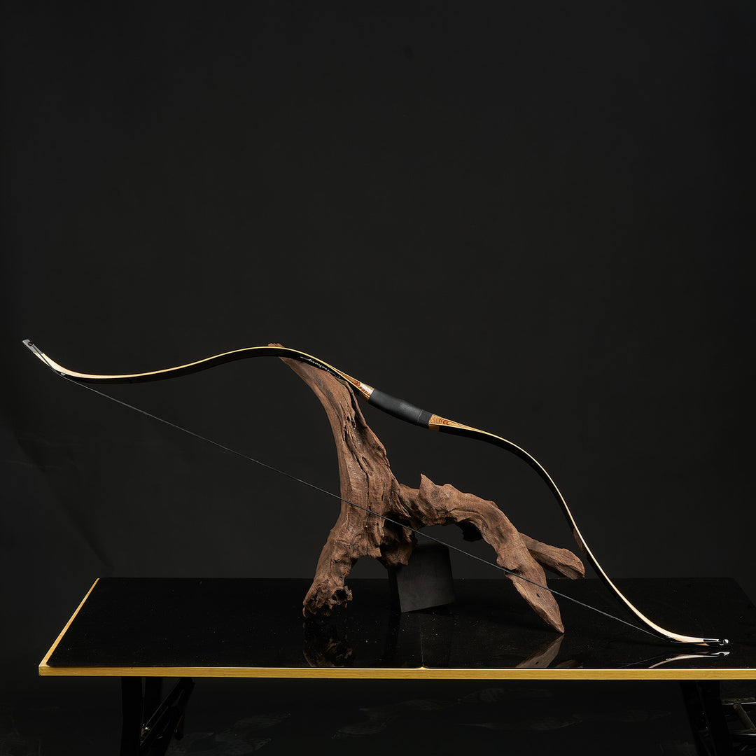 52" Ming Xiaoshao TopArchery – Laminierter, zerlegbarer Recurvebogen für traditionelles Bogenschießen, geeignet für die Jagd und das Zielschießen