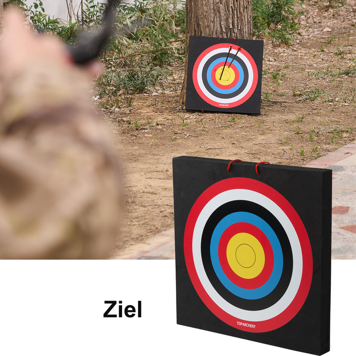 Pfeile und Bogen für Erwachsene Anfänger 51 zoll Sportbogen mit Ziel für Rechtshänder 30/40/55 lbs