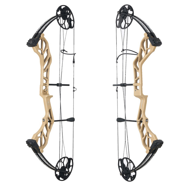 TopArchery Compoundbogen und pfeile Set Bogenset für Bogenschießen Sportbogen,19-70 lbs 320fps Jagdausrüstung mit Komplettes Zubehör Kit