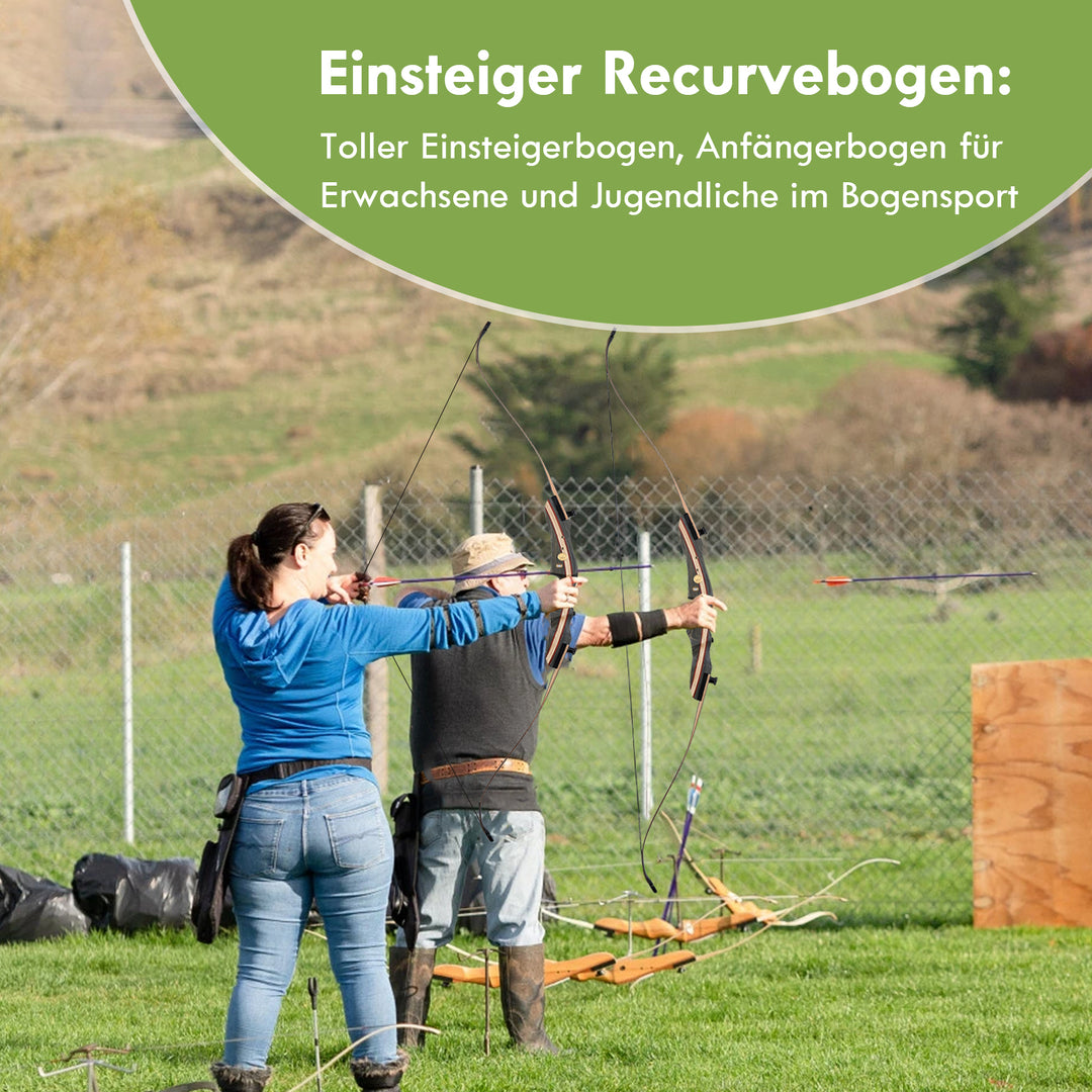 pfeil und bogen set erwachsene,62-Zoll-Recurvebogen mit Bogenschieß zubehör，Versand aus Deutschland