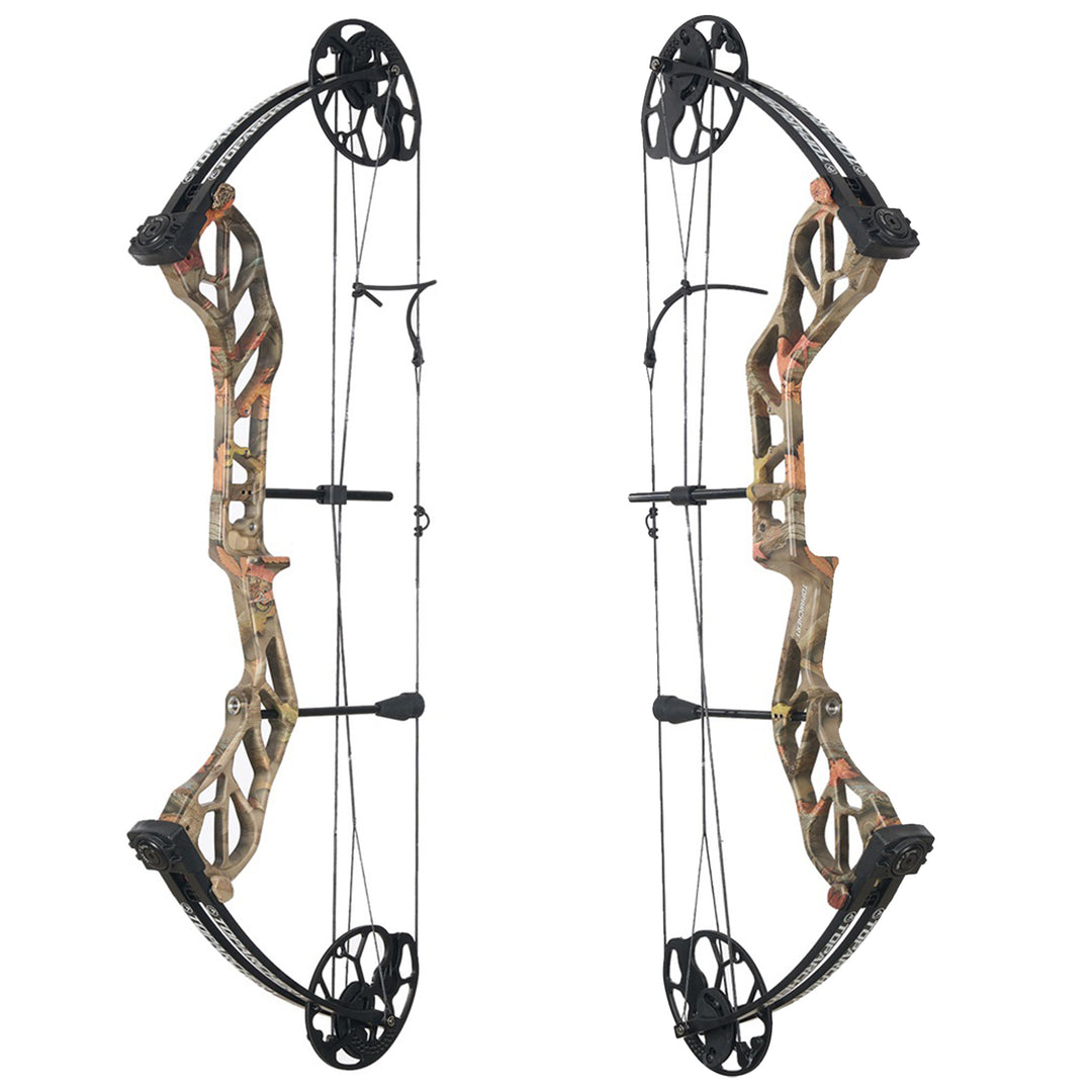 TopArchery Compoundbogen und pfeile Set Bogenset für Bogenschießen Sportbogen,19-70 lbs 320fps Jagdausrüstung mit Komplettes Zubehör Kit