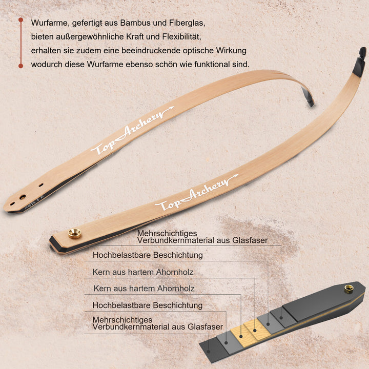 60 zoll recurvebogen-Jadbogen-Take down