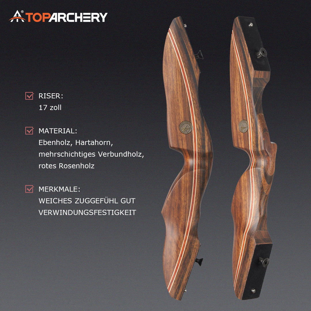 60 Zoll Recurvebogen - 25-60 lbs  Für Jagd, Training und Wettkampf für Einsteiger bis Profis