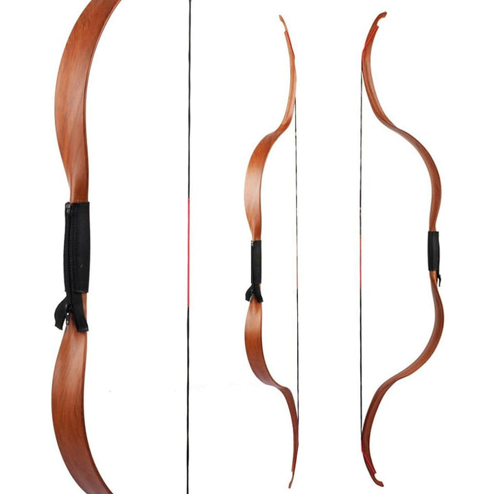 25 lbs Reiterbogen set für Anfänger – 50 Zoll Traditioneller Recurvebogen Ideal für Bogenschießen Einsteiger & Training