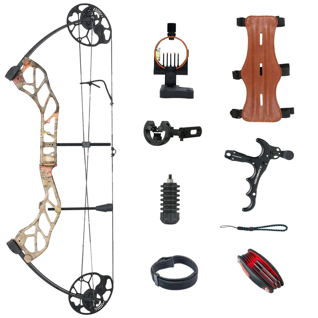 Compoundbogen set -19-70 Lbs Einstellbare - Erwachsene Jugend  Outdoor-Schießen Bogenschießen Set