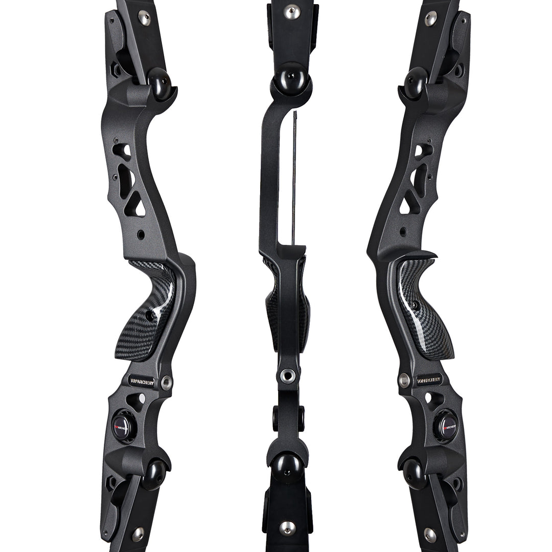 Huntingdoor ILF recurvebogen - 62 Zoll - 25-55 lbs - Take Down Recurvebogen