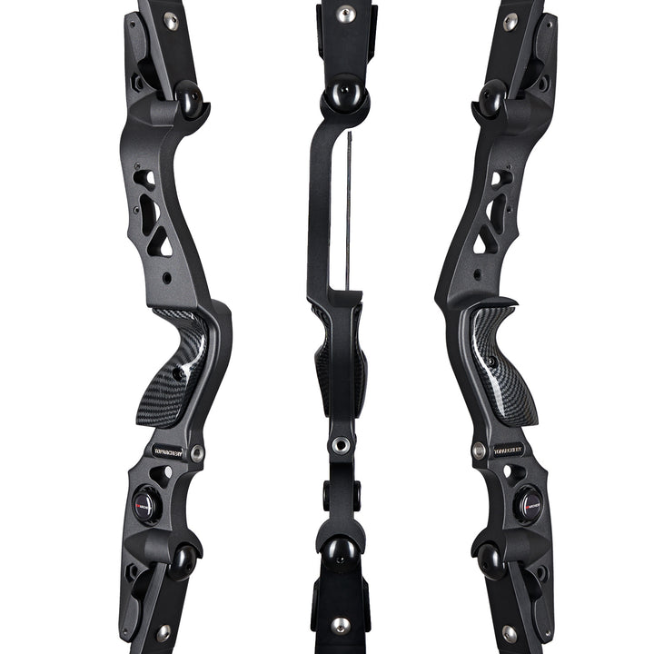 Huntingdoor ILF recurvebogen - 62 Zoll - 25-55 lbs - Take Down Recurvebogen