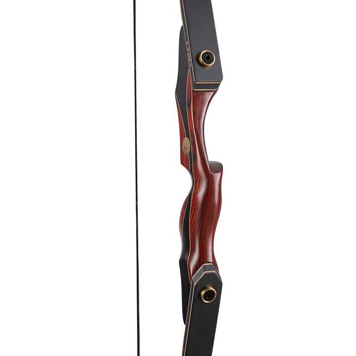 TopArchery 60" Takedown Recurve Bogen für Erwachsene Holzgriff Rechtshand Jagdbogen 30-50 lbs