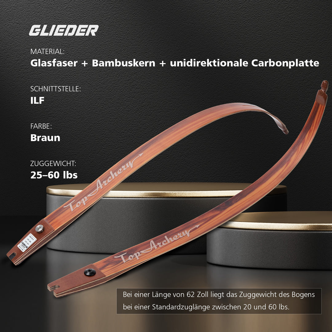 ILF-Wurfarme-Recurvebogen 20-60 lbs