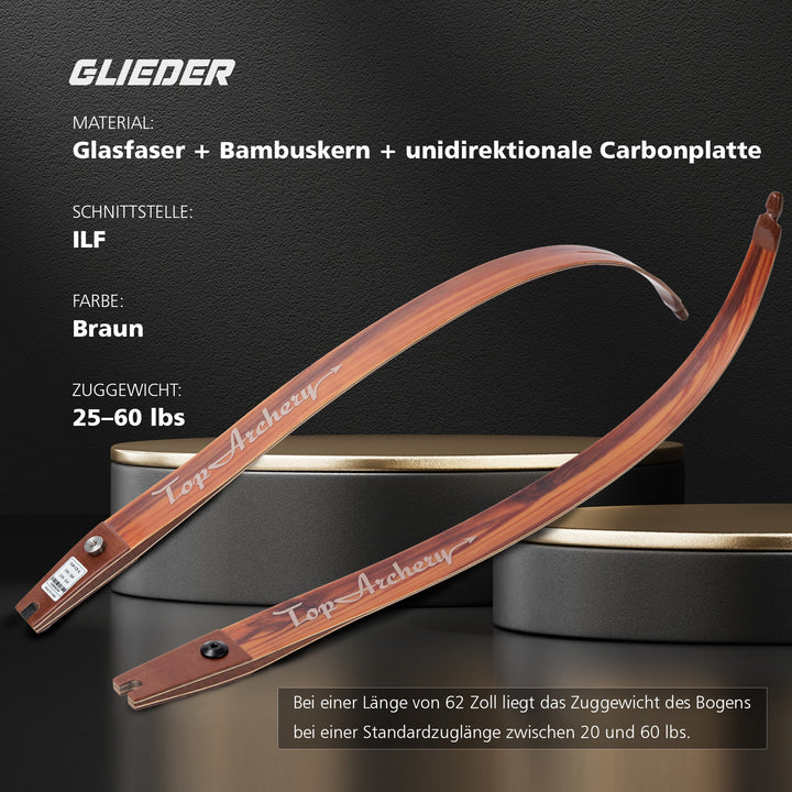 ILF-Wurfarme-Recurvebogen 20-60 lbs