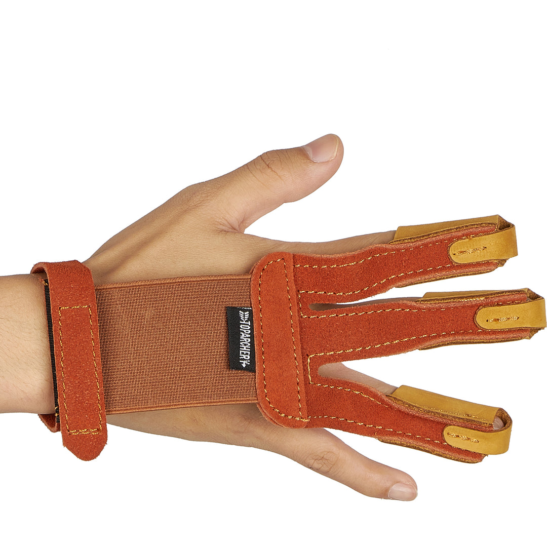 Armschutz mit Fingerschutz für das Bogenschießen