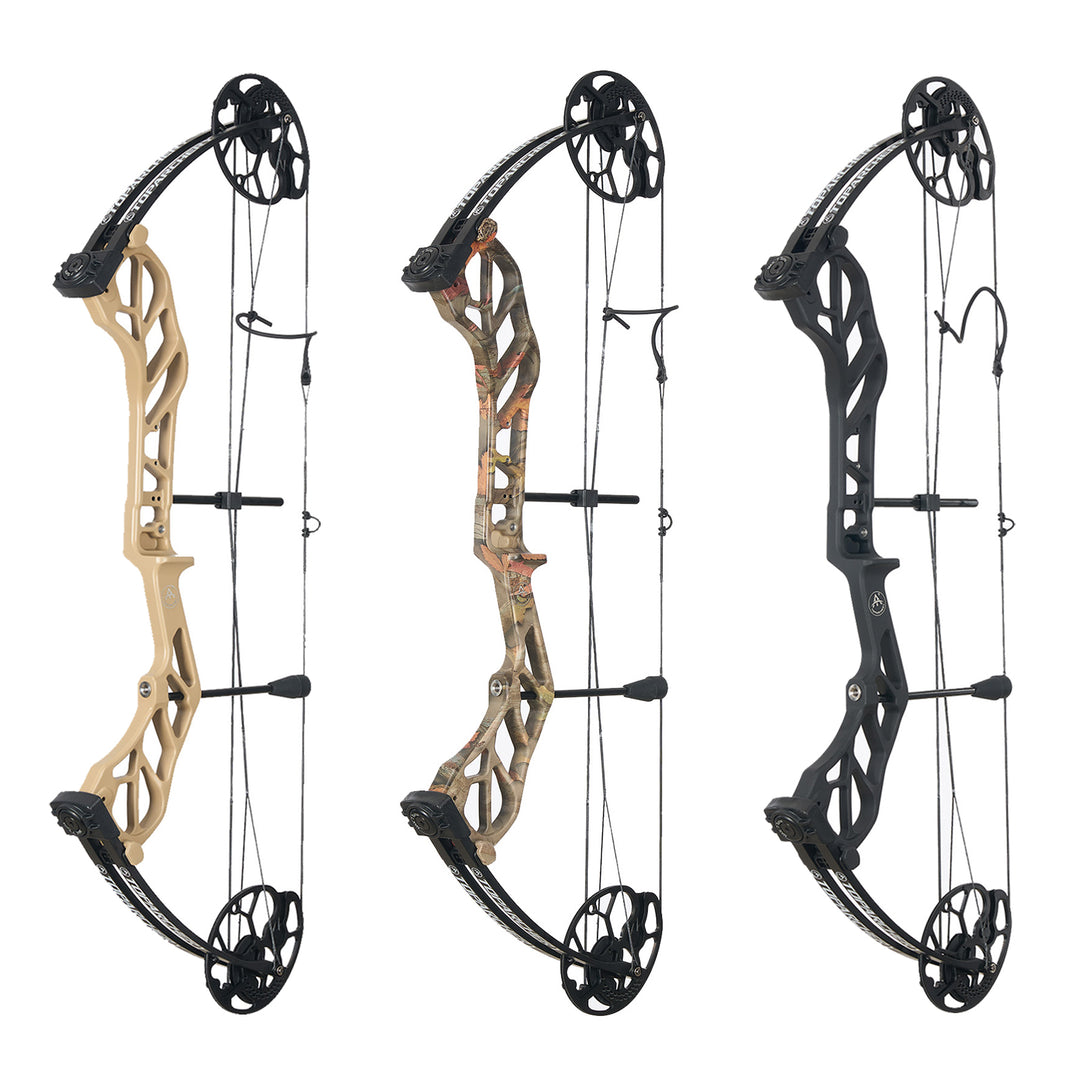 TopArchery Compoundbogen-19-70 lbs，IBO 320fps,Let-Off 80%