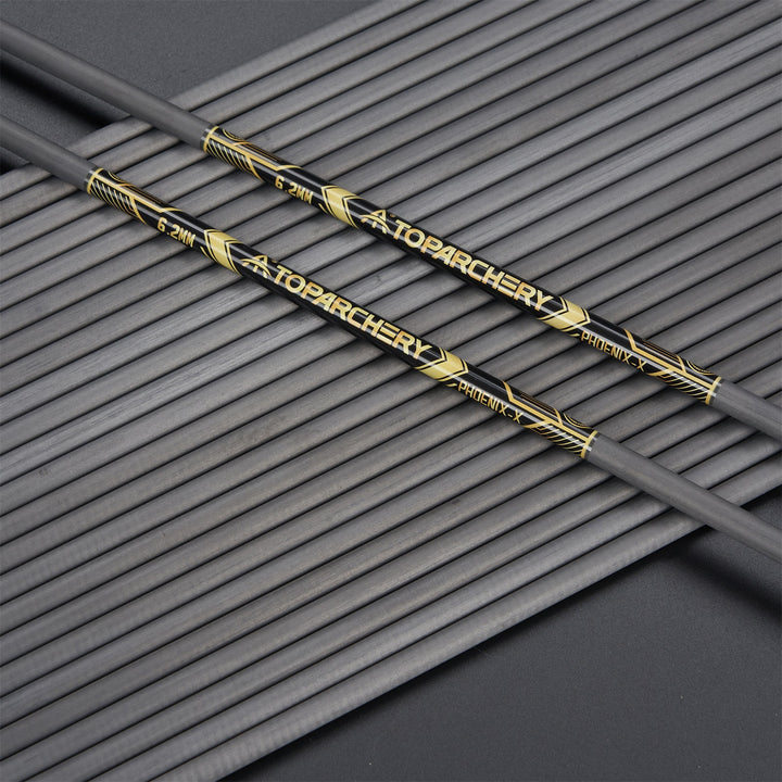 12 er 33"Pure Carbon Pfeilschaft Spine 300/400/500/600 -innen:6.20mm - ± 0.003