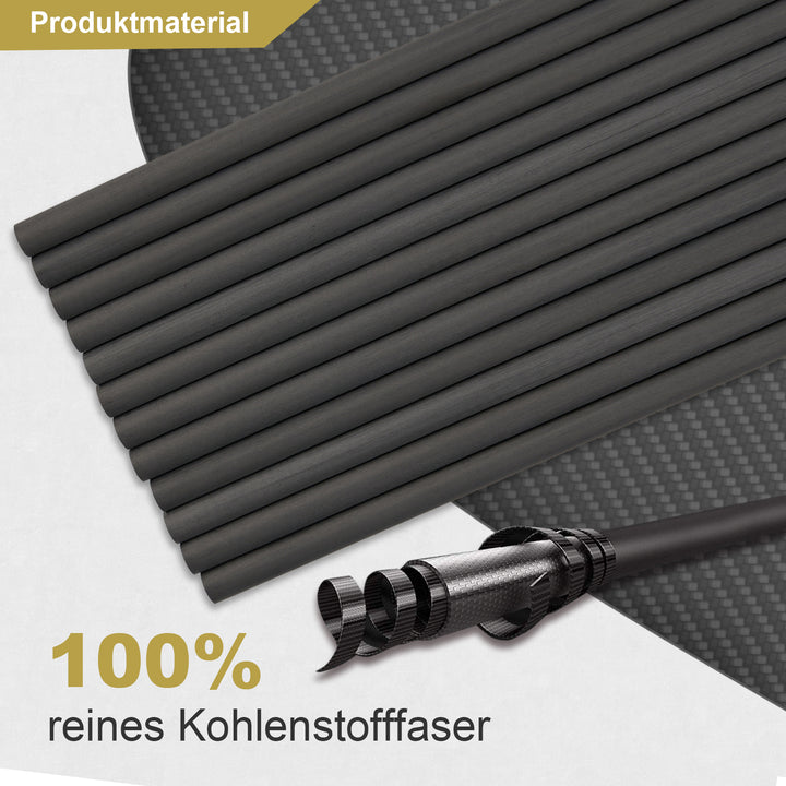 DIY Pfeile - 33 inch Carbon Pfeilschaft -Inserts-Nock-Spitzen für den Pfeilbau